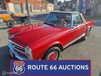 Mercedes-Benz 280 SL Pagoda | 1970 | Route 66 Auctions, Zwart, Mercedes-Benz, Bedrijf, Handgeschakeld