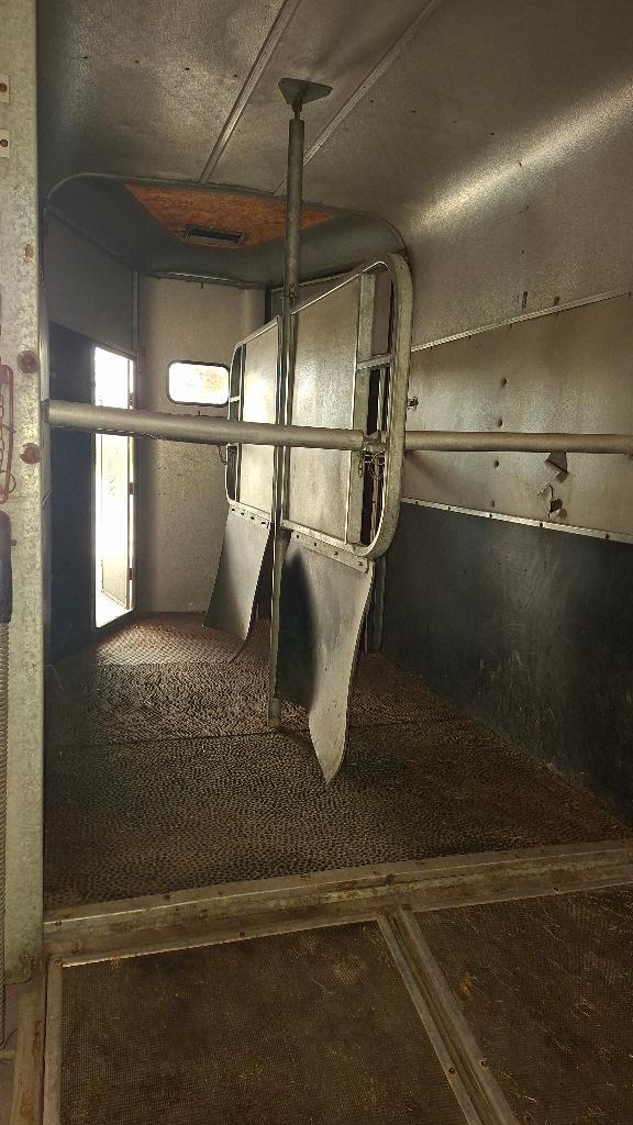 paardentrailer - 2-paards, Dieren en Toebehoren, Paarden en Pony's | Trailers en Aanhangwagens, Gebruikt, 2-paards trailer, Overige materialen