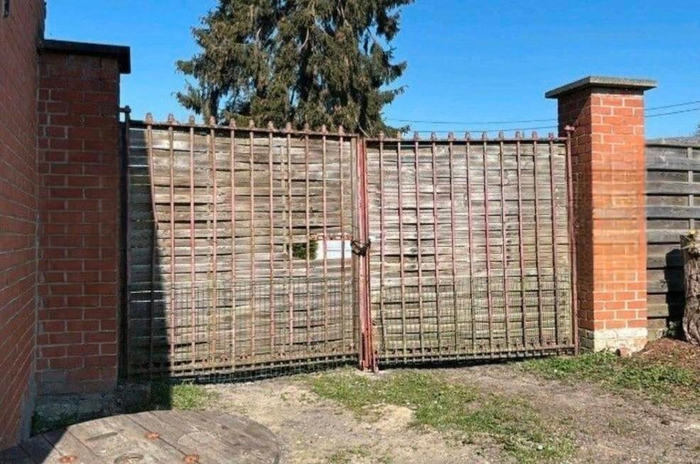 Portail en métal avec 2 portes, Jardin & Terrasse, Portes de jardin