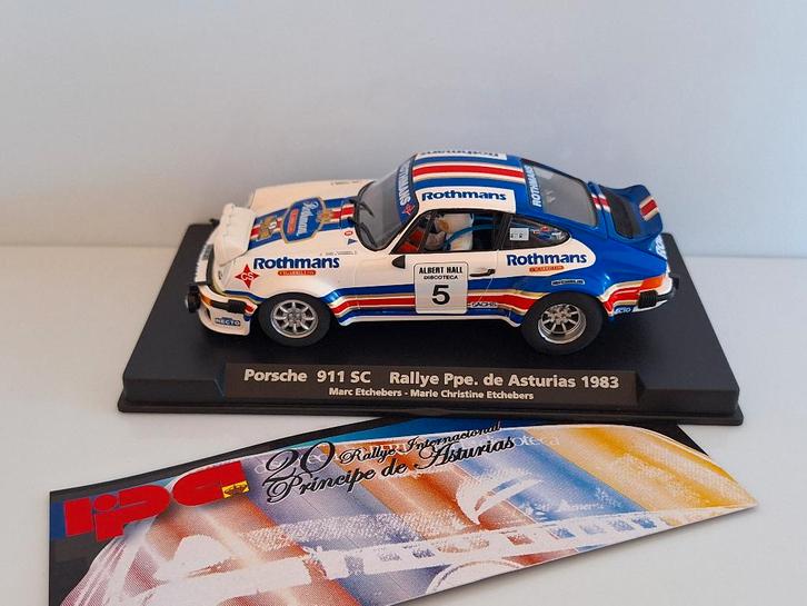 Fly porsche 911 SC Rothmans Rally De Asturias A-88343, Kinderen en Baby's, Speelgoed | Racebanen, Nieuw, Racebaan, Elektrisch