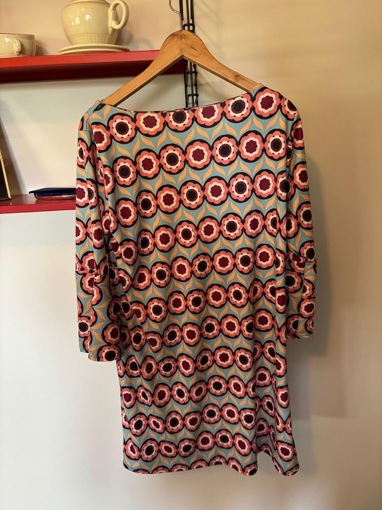 Gezellig retro kleedje van Amélie Amélie maat 40, AMELIE & AMELIE, Ophalen of Verzenden, Maat 42/44 (L), Overige kleuren