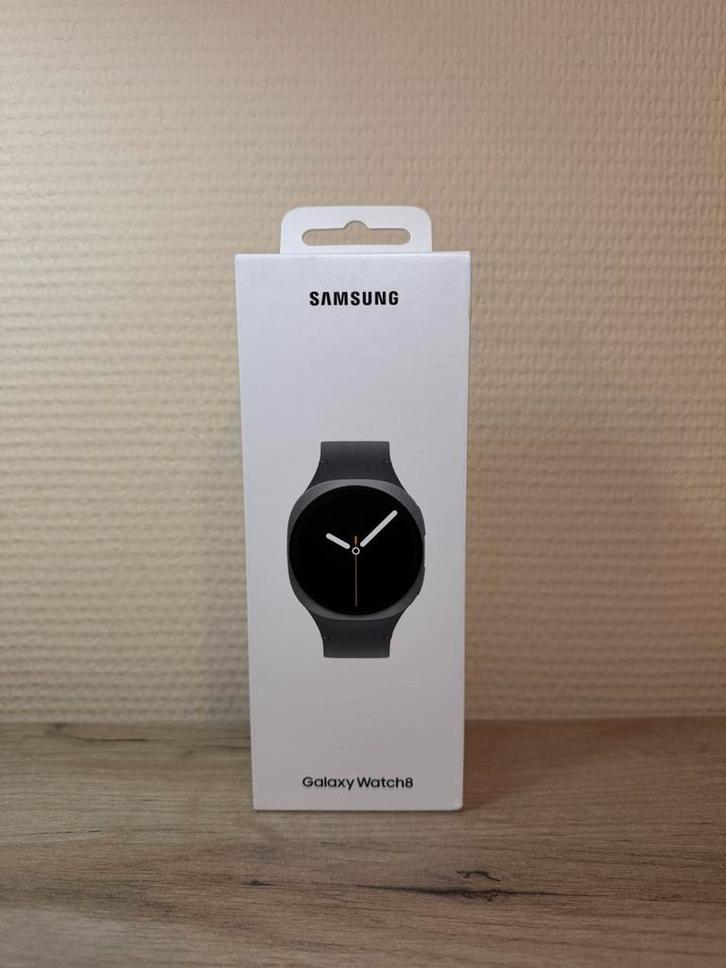 Samsung Galaxy Watch 8 – Graphite – 44mm - NIEUW, Handtassen en Accessoires, Smartwatches, Nieuw, Android, Afstand, Calorieverbanding