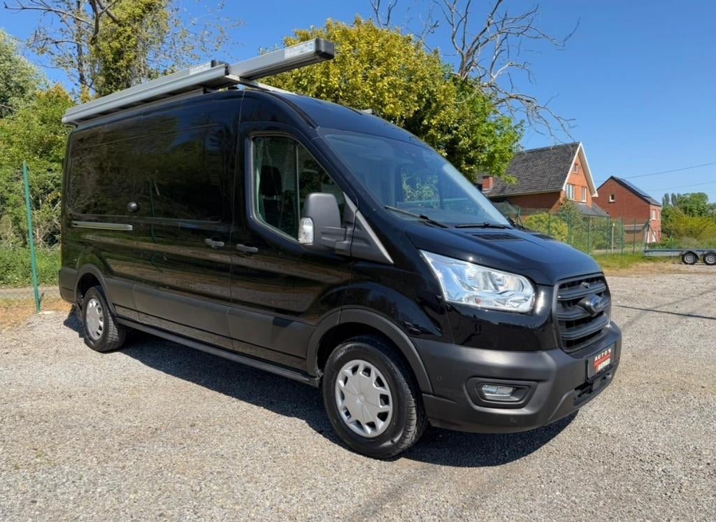 Ford Transit 2.0 // L3 H2 // 170 Pk // RWD//Trekhaak 3,5Ton, 1995 cc, Zwart, Bedrijf, 5 deurs