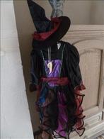 mooi heksenkleed + hoed maat 104, Enlèvement ou Envoi, Comme neuf, 104 ou plus petit, Fille