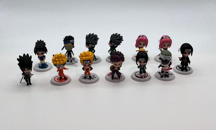 Collection Figurines Naruto Shippuden (Chibi), Collections, Statues & Figurines, Comme neuf, Fantasy, Enlèvement