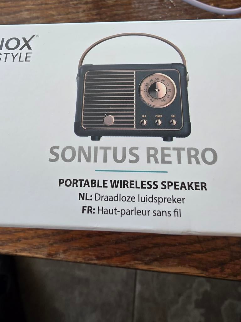 retro bluetooth speaker, Audio, Tv en Foto, Ophalen