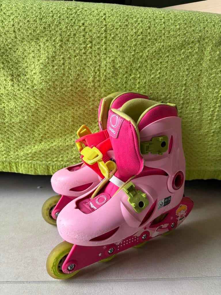 Rolschaatsen roos voor kinderen, Ophalen, Gebruikt, Kinderen