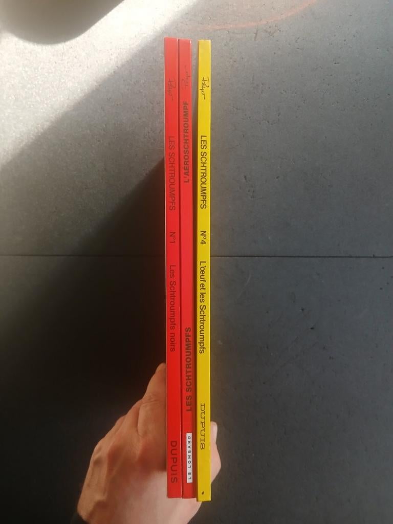 Lot de 3 bd les schtroumpfs, Enlèvement ou Envoi