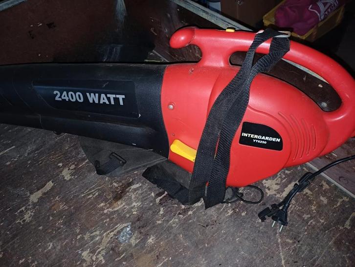 souffleur de feuilles électrique Intergarden (Modèle YT6250), Jardin & Terrasse, Souffleurs de feuilles, Utilisé, Porté à la main