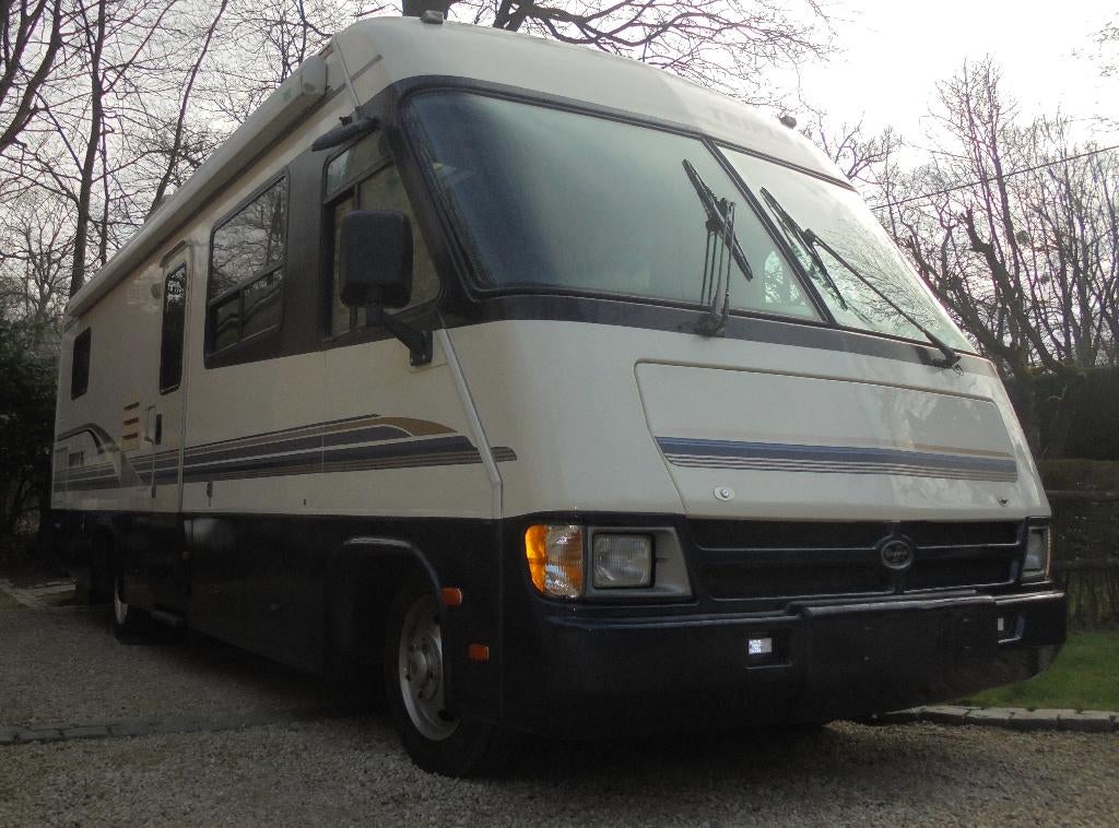 Chevrolet Triple E commander A2901E camperbus, Caravans en Kamperen, Mobilhomes, Diesel, Particulier, Afzuigkap, Luifel