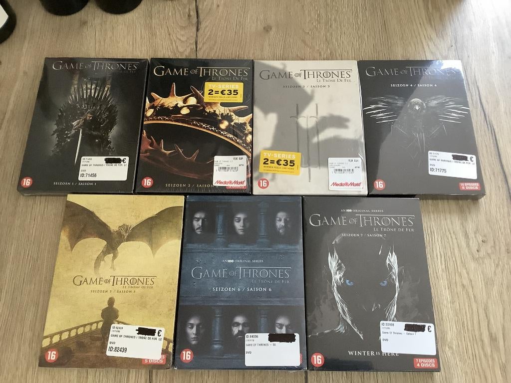 DVD Game of Thrones 7 saisons NEUF sous cello, CD & DVD, DVD | TV & Séries télévisées, Enlèvement ou Envoi, Neuf, dans son emballage
