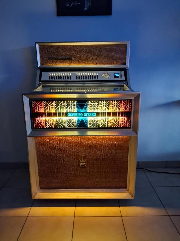 Jukebox Seeburg Golden Jet SE100, Collections, Machines | Jukebox, Comme neuf, Seeburg, 1960 à 1970, Enlèvement