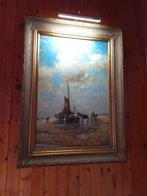 Tableau HST-Ecolle Hollandaise signé Van Viet, Enlèvement ou Envoi