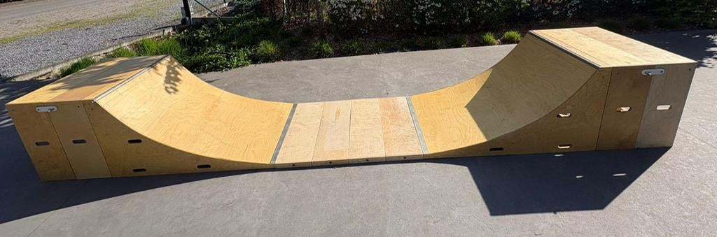 Modulaire skateramp - zo goed als nieuw, Sports & Fitness, Skateboard, Enlèvement