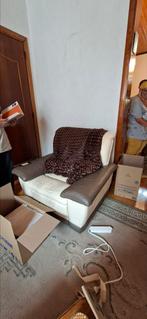 Chateau d ax 3p & electrische relax, Huis en Inrichting, Ophalen, Strak, Driepersoons, Leer