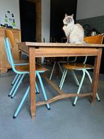Vintage tafel en stoelen, Ophalen