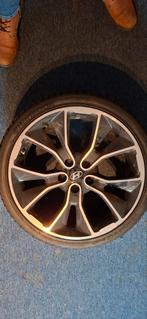 Hyundai I30N 19" PFL velgen met Hankook zomerbanden, Auto-onderdelen, Ophalen, Zomerbanden, Band(en)