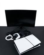 PS5 Slim Digital – Inclusief Curved Monitor & 2 Controllers, Ophalen, Zo goed als nieuw, Playstation 5