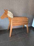 Houten paard , voor binnen of buiten, Kinderen en Baby's, Speelgoed | Buiten | Speeltoestellen, Ophalen