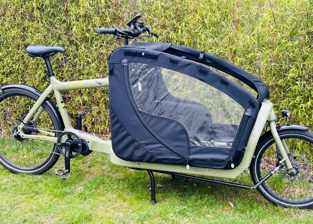 Bullitt bakfiets elektrisch, Vélos & Vélomoteurs, Vélos | Vélos avec bac, Comme neuf, Enlèvement