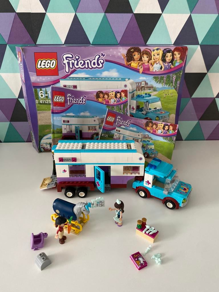 Remorque 41125 Horse Doctor, Lego, Friends, Comme neuf, Enlèvement