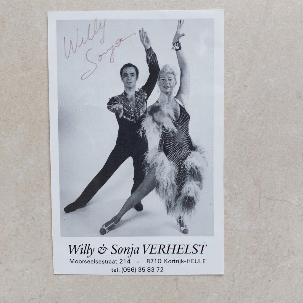 Fotokaart dansleraars, Ophalen of Verzenden