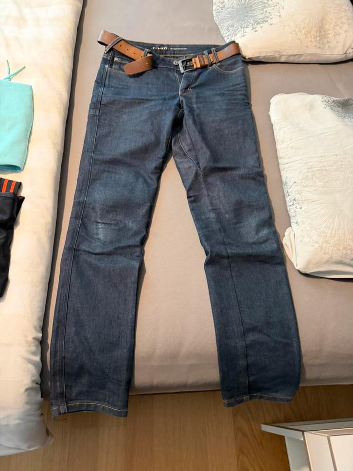 Rev’IT jeans motorbroek - perfecte staat, maat 32/32, Motoren, Kleding | Motorkleding, Broek | textiel, Heren, Tweedehands, Ophalen