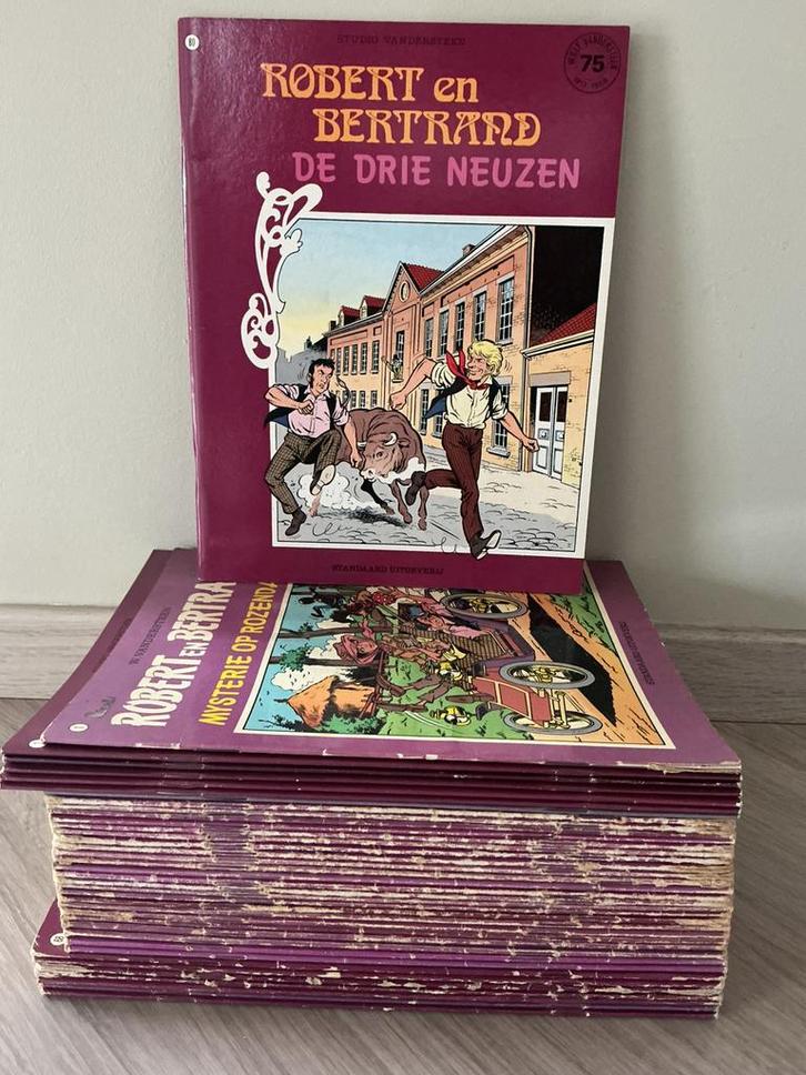 Strips Robert en Bertrand, Livres, BD, Utilisé, Enlèvement