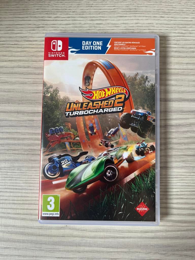 Hot Wheels Unleashed 2 Turbocharged Nintendo Switch, Games en Spelcomputers, Ophalen, Zo goed als nieuw