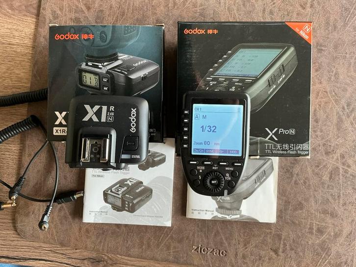 Godox XPro nikon + X1 trigger nikon, Audio, Tv en Foto, Foto | Flitsers, Overige merken, Ophalen