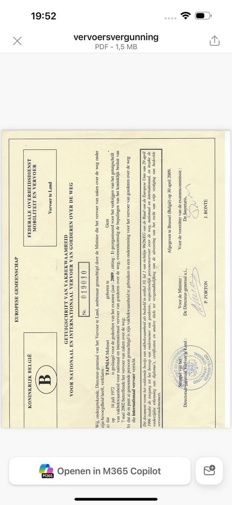 transportvergunningen en vakbekwaamheid te huur.