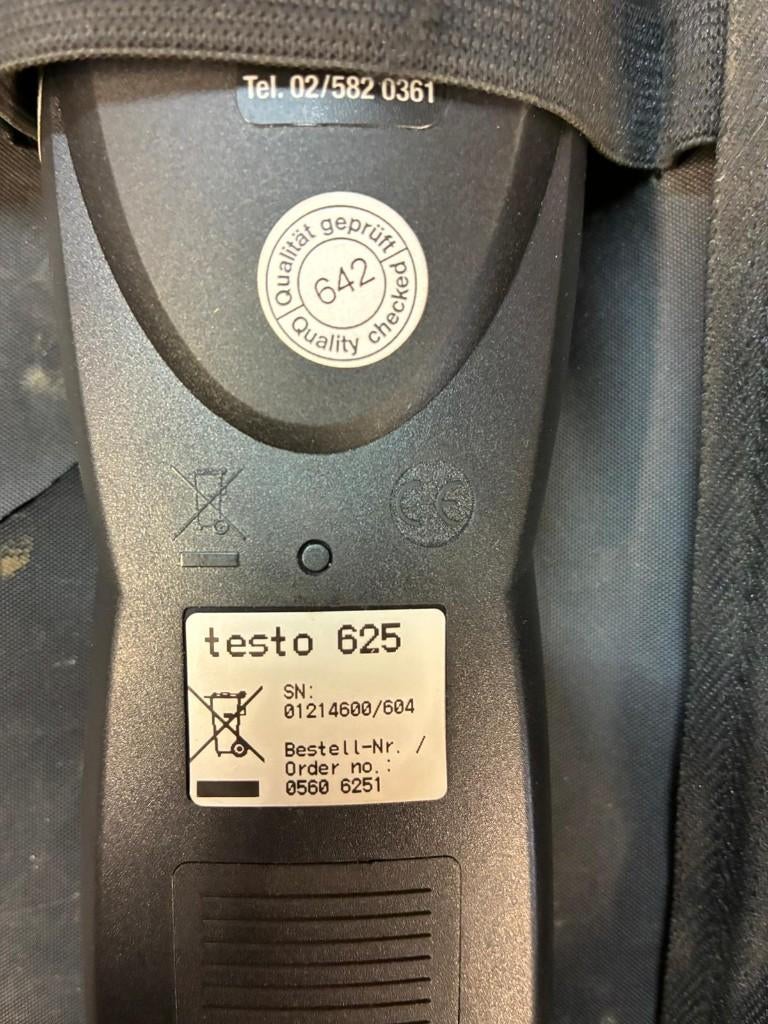 testo 625 temperatuur en luchtvochtigheid, Ophalen of Verzenden, Temperatuur