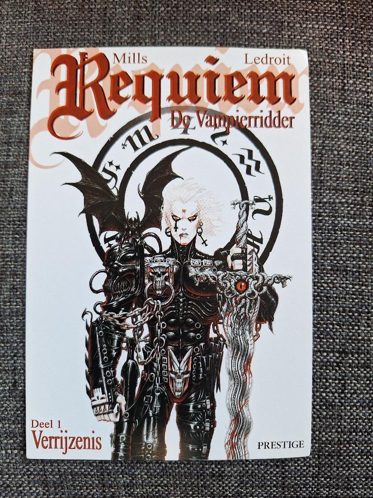 Ledroit Requiem Vampierridder - Postkaart Prestige (2003), Collections, Personnages de BD, Enlèvement ou Envoi, Autres personnages