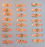 serie complète 24 bagues cigare theme ecusson aviation, Enlèvement ou Envoi, Utilisé, Bagues de cigare