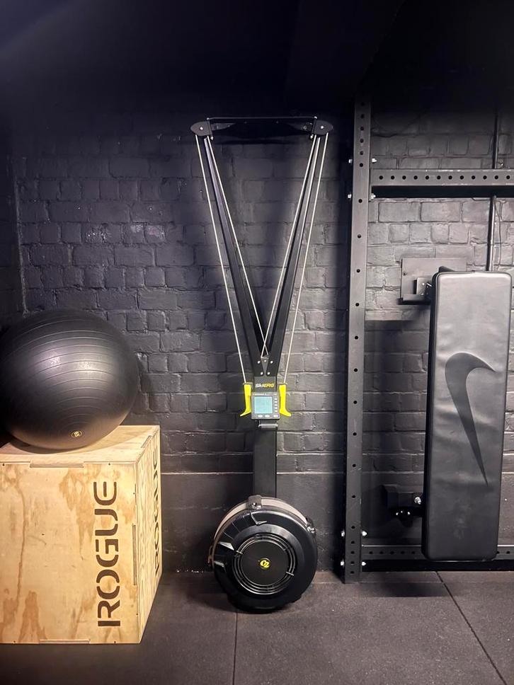 SKIERG+RAMEUR, Sports & Fitness, Appareils de fitness, Comme neuf, Rameur, Enlèvement