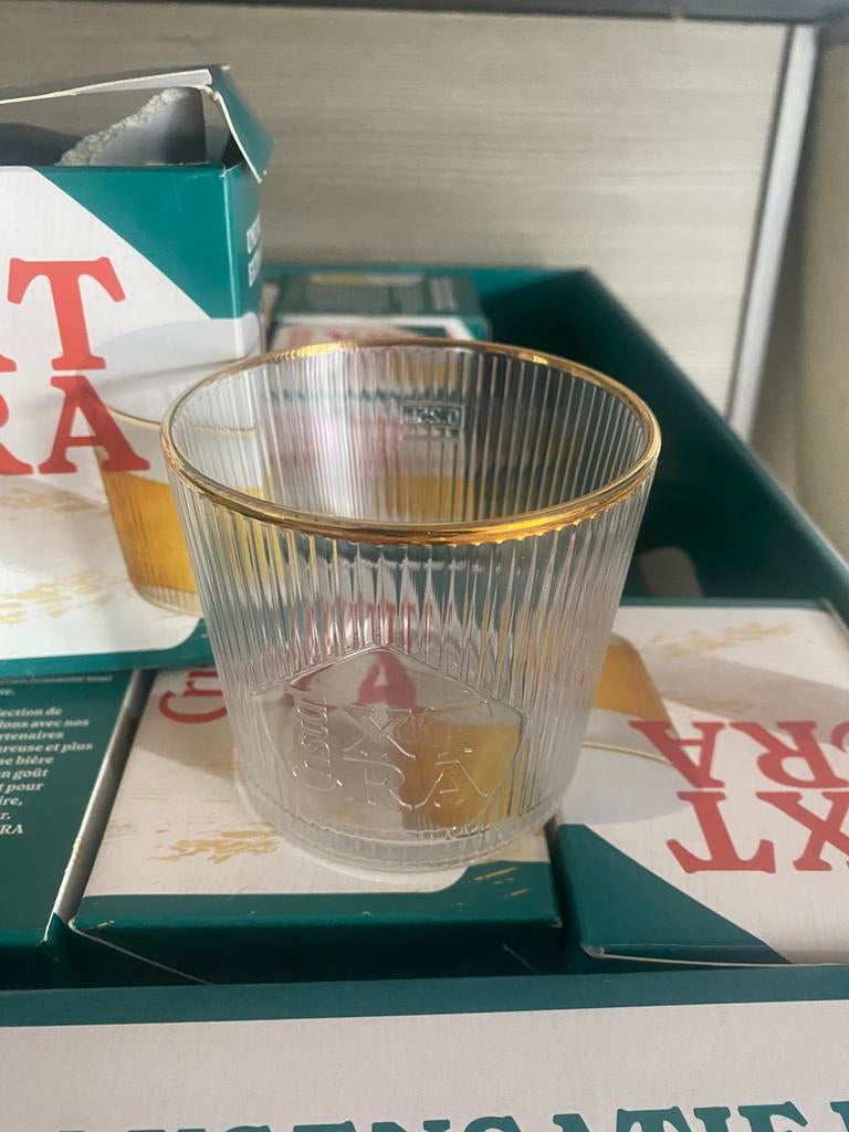 Cristal glazen, Ophalen