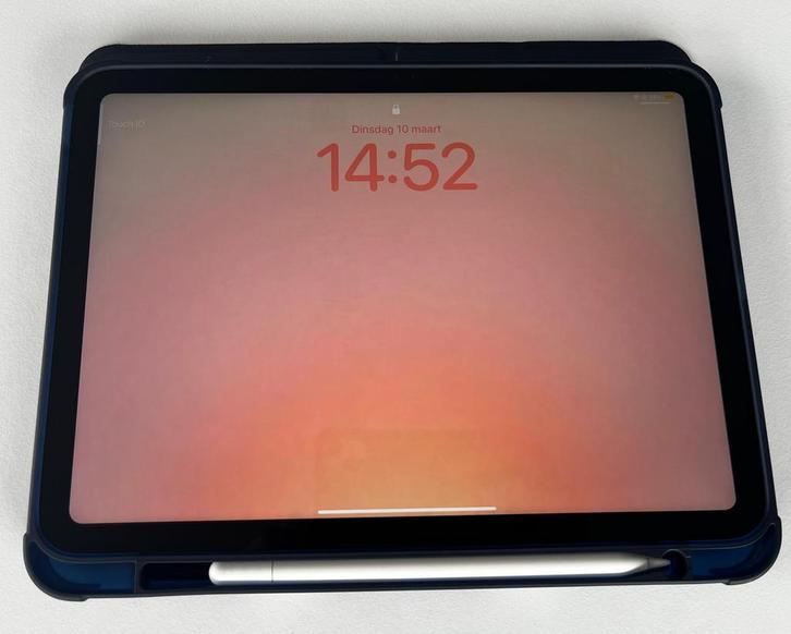 Apple iPad 10e generatie 256GB + Apple Pencil, Computers en Software, Apple iPads, Zo goed als nieuw, Apple iPad, Wi-Fi, 11 inch