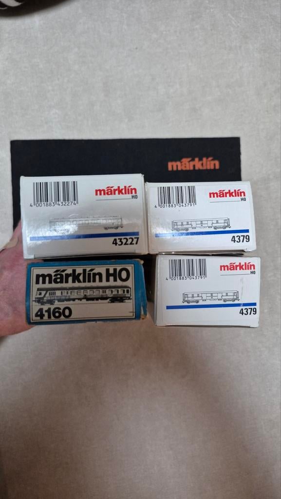 Märklin lege verpakkingen van wagons 4160 / 4379 en 43227, Ophalen of Verzenden, Märklin