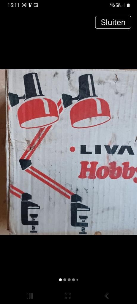 Verstelbare bureaulamp/tafellamp met klem. Nieuw., Ophalen of Verzenden