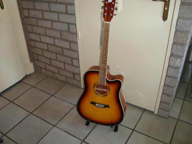 DIMAVERY DR-520, semi-acoustique. modèle western. NOUVEAU, Musique & Instruments, Instruments | Accessoires, Neuf, Guitare acoustique