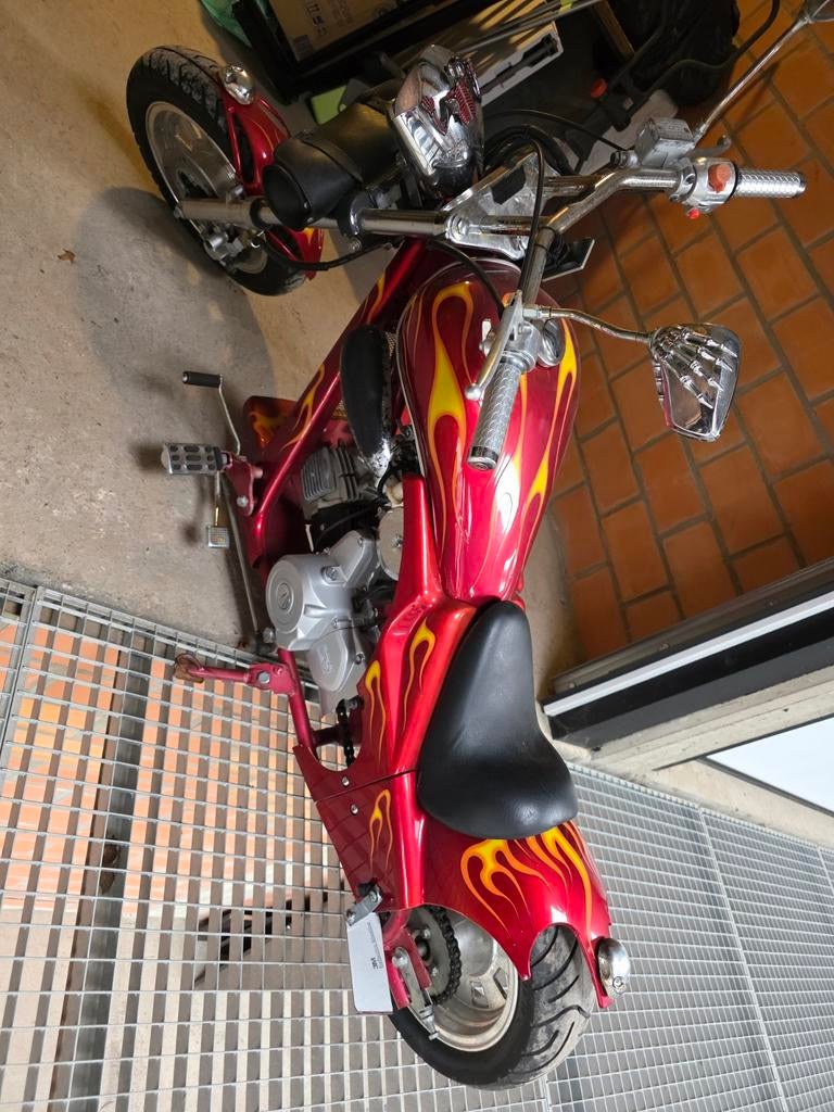 Mini chopper 100cc, Enlèvement