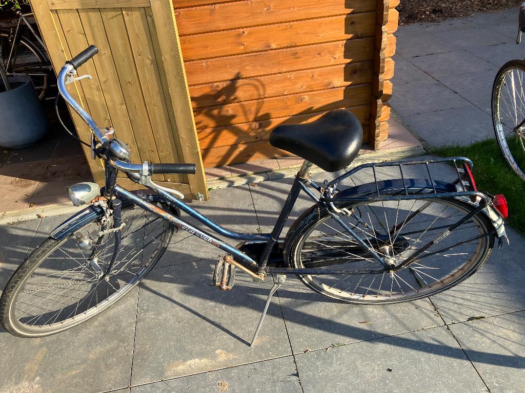 Damesfiets, Ophalen, Gebruikt