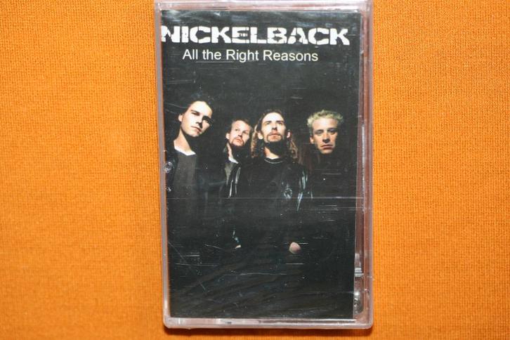 Nickelback - All The Right Reasons, Cd's en Dvd's, Cassettebandjes, Nieuw in verpakking, Rock en Metal, 1 bandje, Ophalen of Verzenden