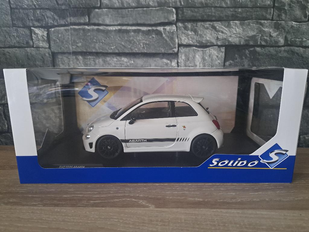 Fiat 595 abarth 1/18éme, Enlèvement ou Envoi, Solido, Voiture, Solido