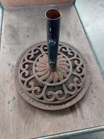 Zware gietijzeren parasolvoet, Tuin en Terras, Ophalen, Parasolvoet