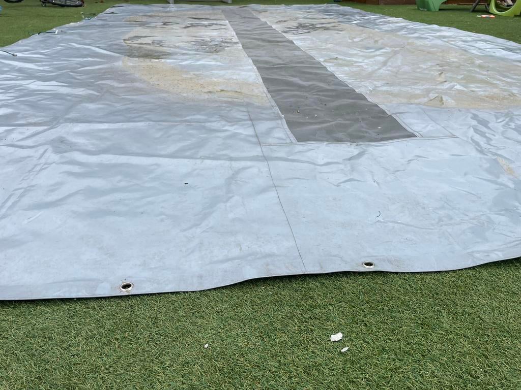 Winterzeil zwembad  4,5 x 8,4, Ophalen, Gebruikt