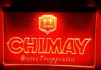 Chimay bier reclame verlichting lamp logo decoratie kado bar, Ophalen of Verzenden, Nieuw, Lichtbak of (neon) lamp