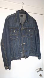 Veste en jeans bleu foncé avec surpiqûres oranges Medium, Vêtements | Hommes, Neuf, Enlèvement ou Envoi, W32 (confection 46) ou plus petit