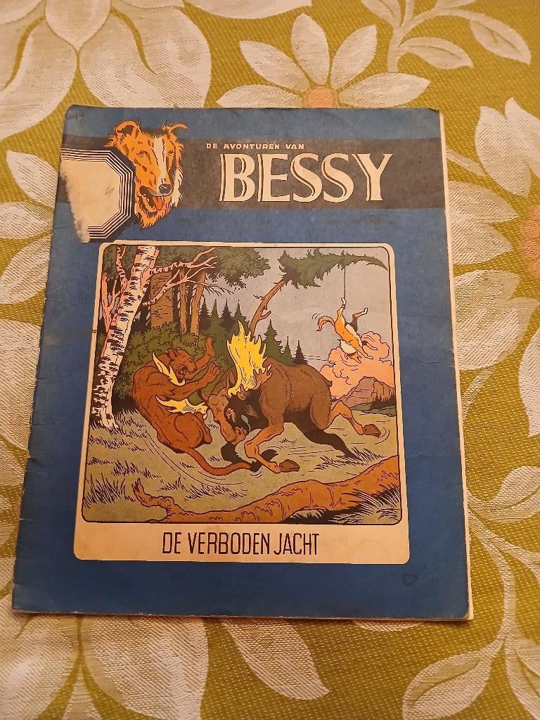 1e druk Bessy nr 17 : de verboden jacht, Gelezen, Wirel (Vandersteen/Verschuere), Eén stripboek, Ophalen of Verzenden