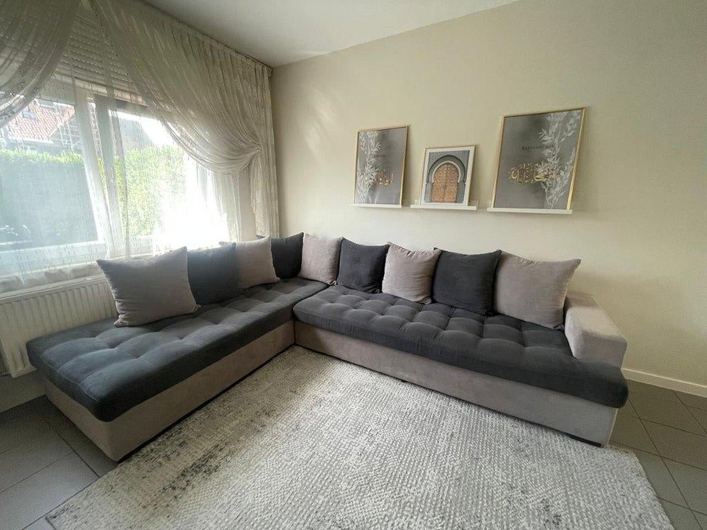 Canapé d’angle de 305225 cm, avec larges coussins d’appui, Enlèvement, Utilisé